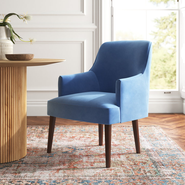 Albany velvet online armchair